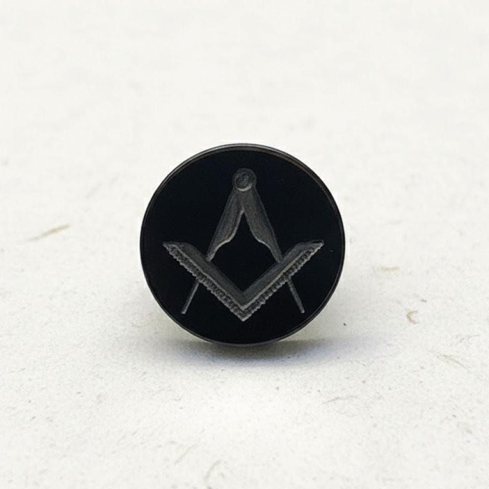 Custom Mason intaglio Gemstone , Carving Natural Gemstone, Masonic Engraving, Masonica jewelery