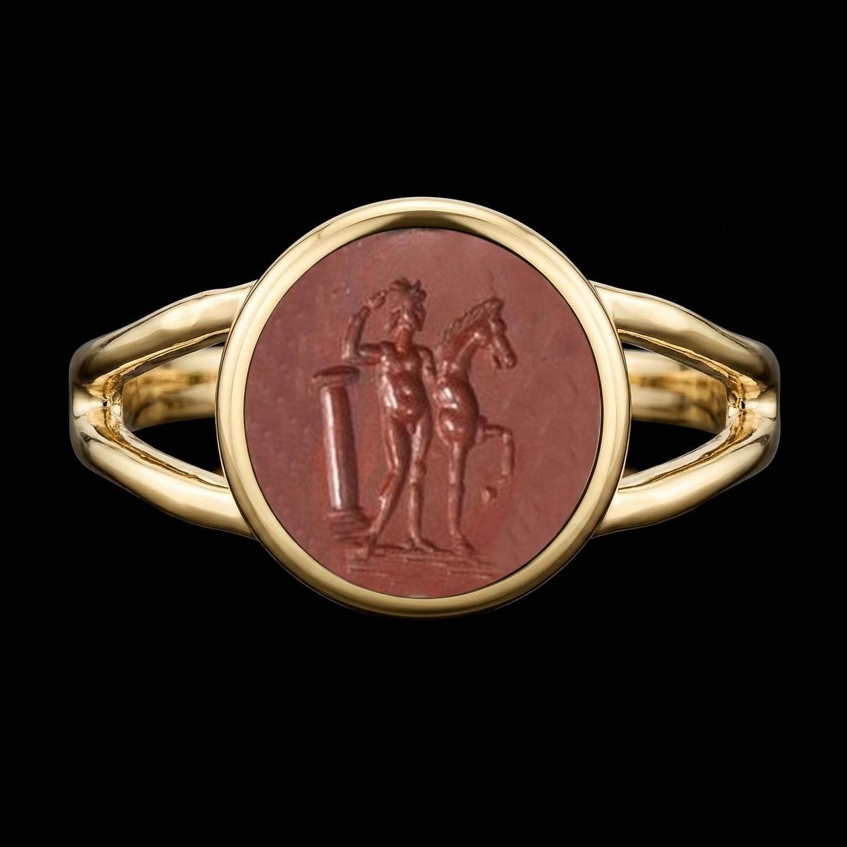 vintage signet rings for womens